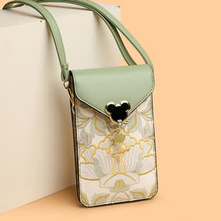 Touch Screen Phone Bag for Women, 2026 Summer New Single Shoulder Crossbody Bag, Fashion Vertical Small Bag, Women's Handbag