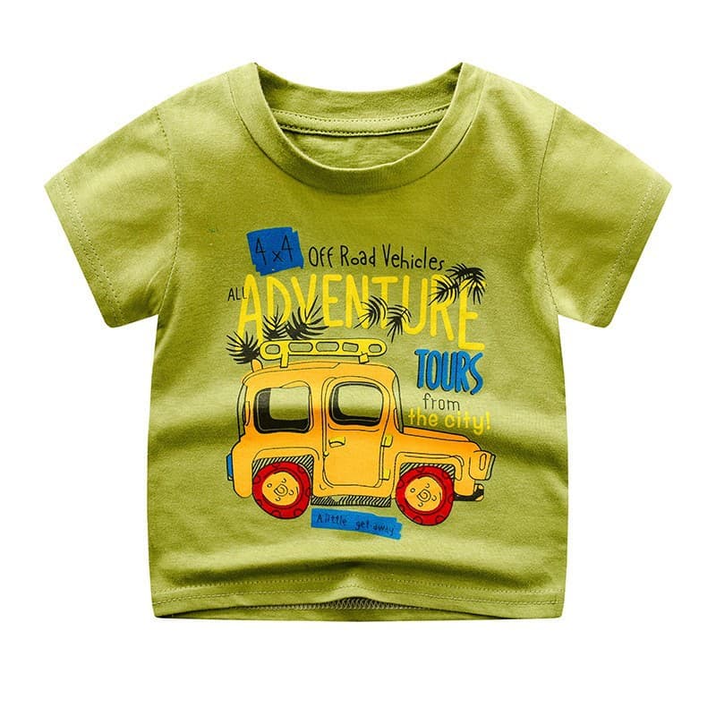 New Boys' Summer Kids Undershirt Toddler Stylish Short-Sleeve T-Shirt Inner Layer Trendy Wholesale