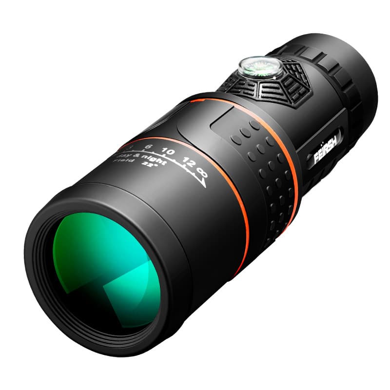 Factory Wholesale 12X50 Monocular Telescope High Power HD Low Light Night Vision Full Optical Mini Portable Wide Angle