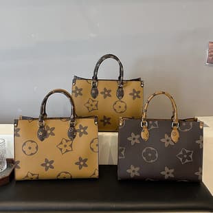 Cross-border Vintage Large Capacity Handbag for Women 2026 New Style Fashion Versatile Shoulder Bag Simple Textured Tote Bag