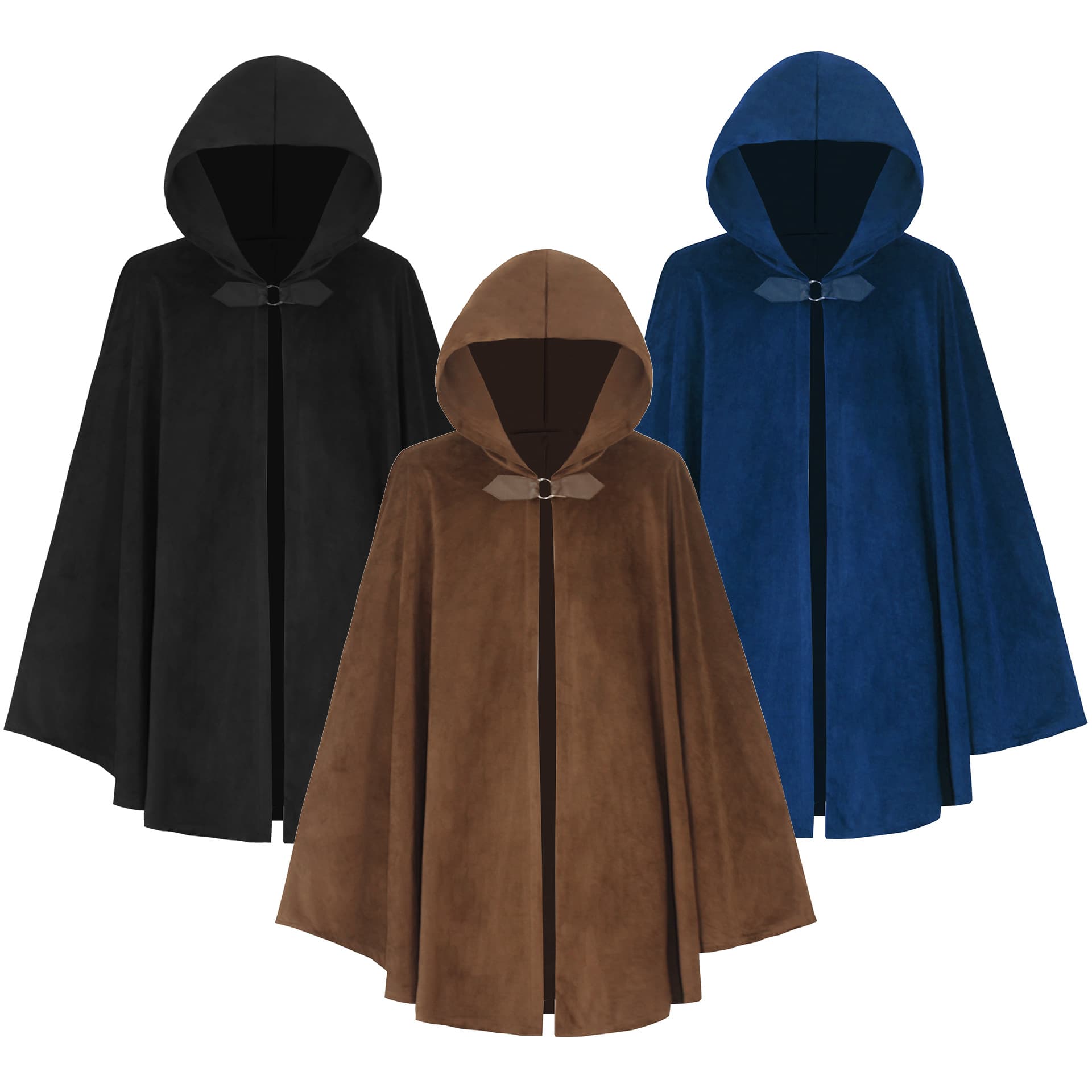 Amazon AliExpress cross-border men's medieval cloak pirate robe old knight performance costume cape cosplay