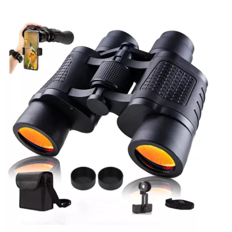 80x80 outdoor binoculars high-power high-definition low-light night vision mountaineering hunting concert cross-border hot style new