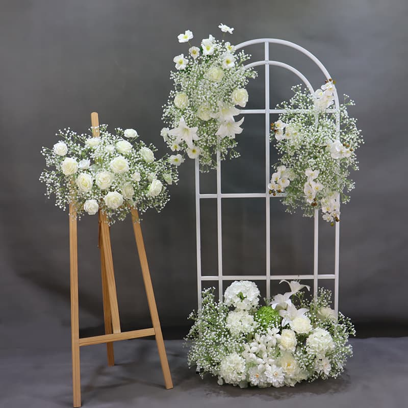 Artificial Baby's Breath Flowers for Wedding Simulation, Living Room Decoration, Wedding Photography Bouquet Props, Plastic Flowers