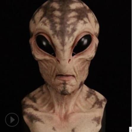 Funny alien mask alien headgear COS props performance props music festival mask in stock