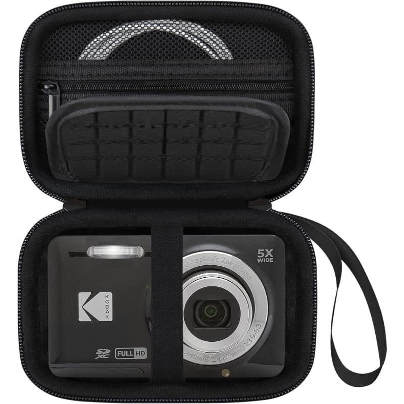 CCD Camera Storage Bag Compatible with Canon/Samsung/Sony and Other Small Digital Camera Cases EVA Hard Shell