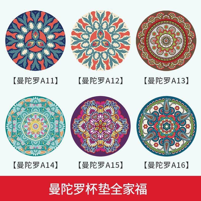 Heat-Resistant Coaster, Cup Mat, Heat Insulation Pad, Cute Table Mat, Anti-Scald Tray Mat, High-Aesthetic Rubber Mat, Dish Pad