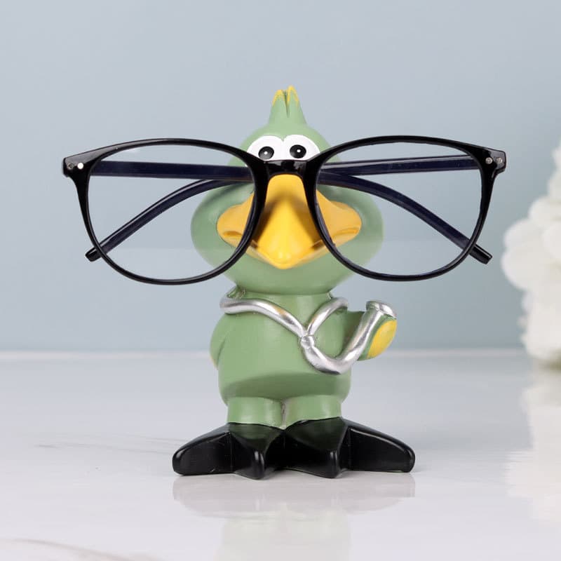 Creative Bird Glasses Display Stand, Eyewear Store Prop Organizer, Cute Desktop Glasses Holder Decoration
