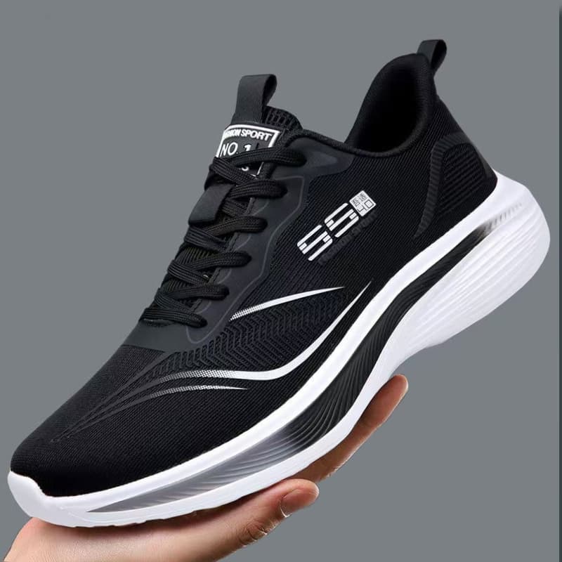 Summer Soft Sole Men's Casual Sports Shoes Running Shoes Breathable Mesh Shoes Cross-Border Large Size Live Streaming Hot Fashion Men's Shoes