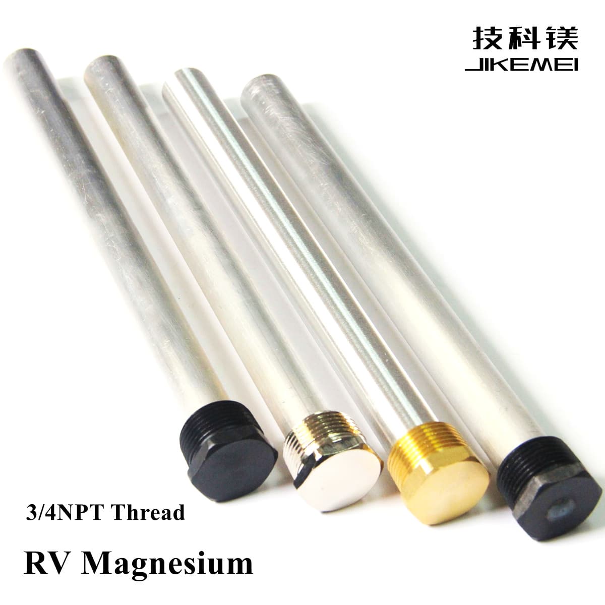 Cross-border Amazon 3/4 NPT RV Water Heater Magnesium Anode Rod Outdoor RV Heater Accessories Tank Anode Rod