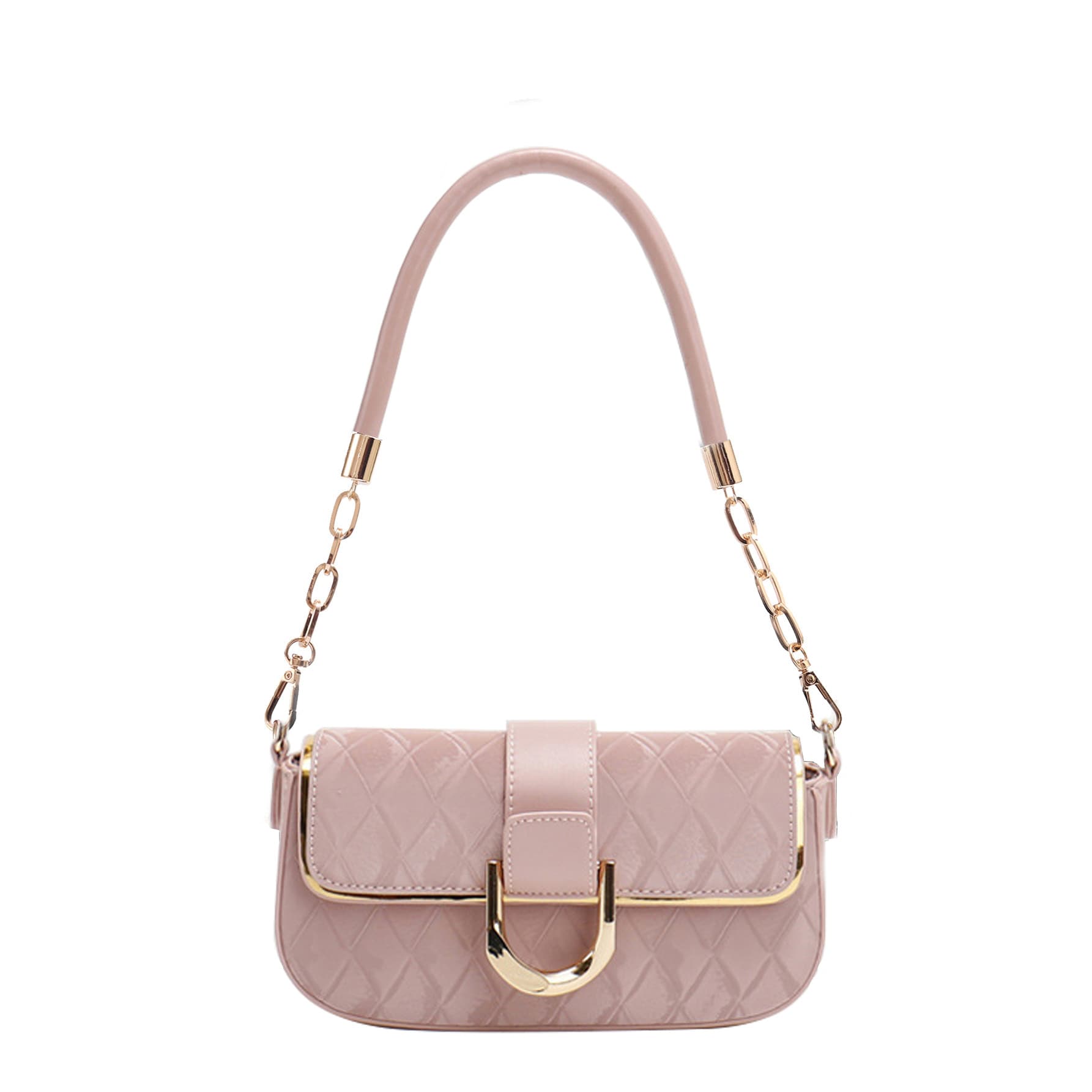 This new, stylish, high-end quilted chain shoulder bag is perfect for working professionals. It's a simple and chic small square bag for women.