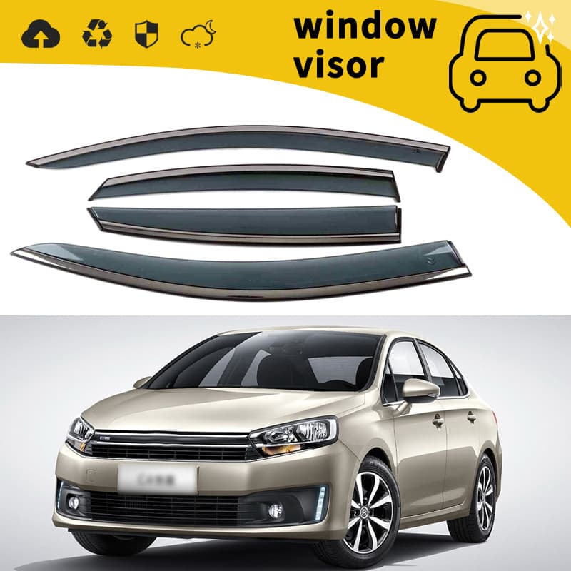 Applicable to 09-18 Citroen C4 Picasso C4 Sega C4L Sega car door rain shield modification decoration