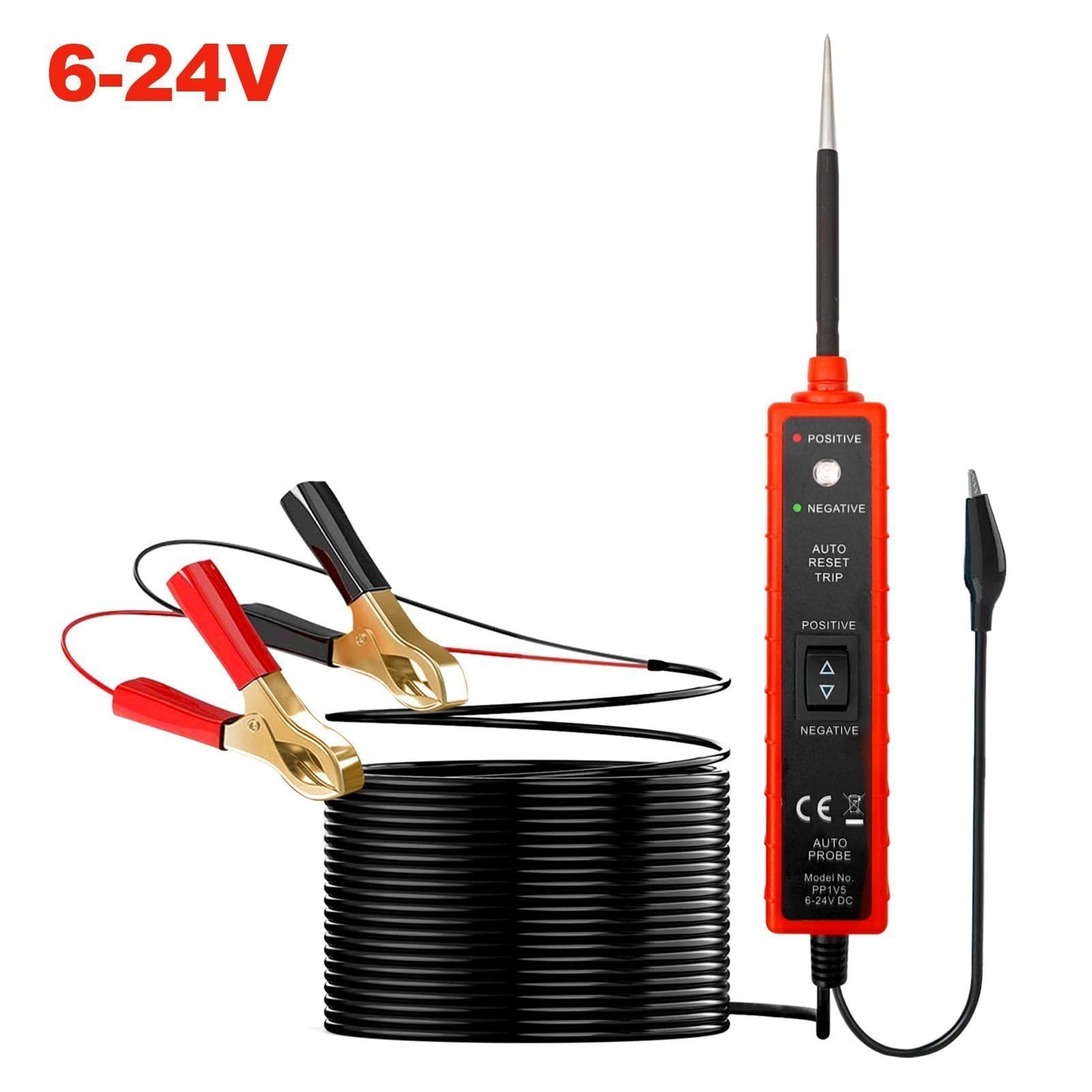 In Stock EM285 Automotive Circuit Tester Electrical System Tester 6-24V Multifunctional Power Voltage Measurement