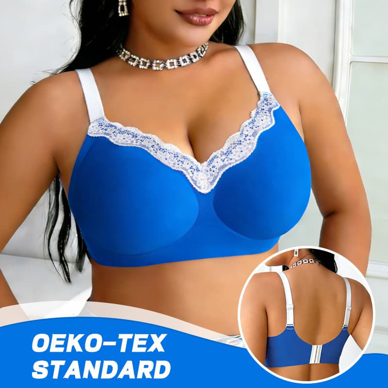 European American Invisible Gel Bra Wire-Free Comfortable Push-Up Soft Support Large Cup Bra