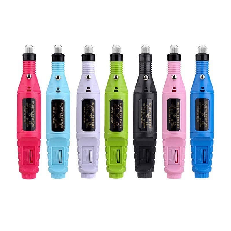 Cross-border Electric Nail Drill, USB Rechargeable Portable Nail File Pen, Nail Polishing Handheld Manicure Tool