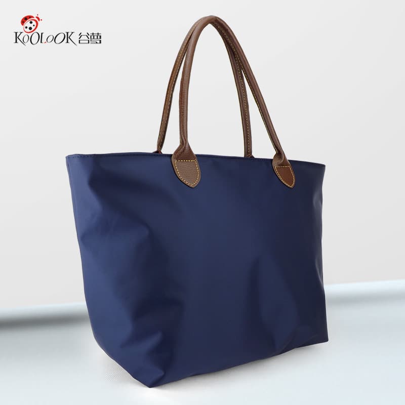 Oxford cloth large capacity simple commuter bag waterproof cloth bag women's shoulder bag lightweight dumpling bag nylon bag large bag