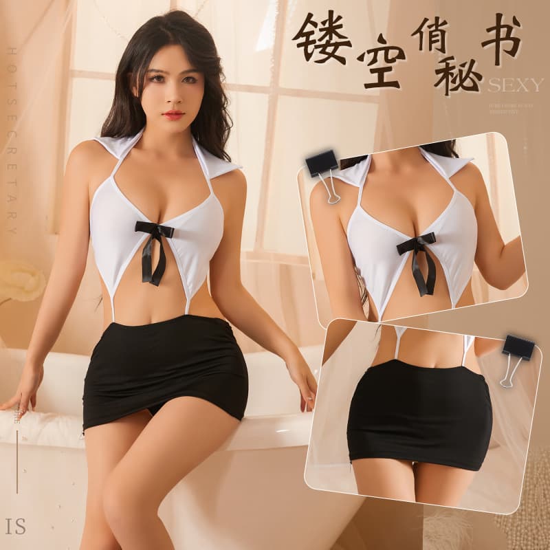 Meinaier Sexy Lingerie Passion Uniform Mood Nightgown Secretary Hot Pure Desire Plus Size Set