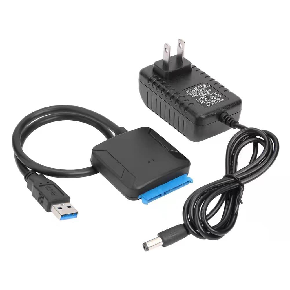 2.5/3.5 Inch Laptop/Desktop SSD SATA to USB 3.0 with DC Power Easy Drive Cable