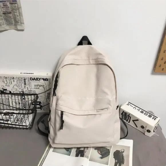Men's Minimalist Large-Capacity Travel Backpack, Casual Japanese Style for Middle School, High School, and College Students