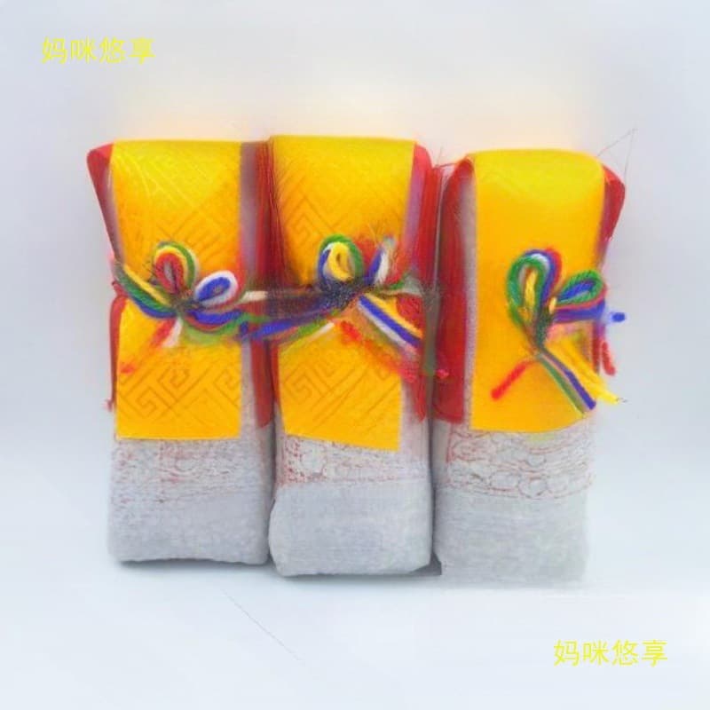 Cloth Bag Dragon King Vase, Dragon King Treasure Bag, Can Be Placed Home Tibetan Decoration Ornament, Vase with Contents, Small Size