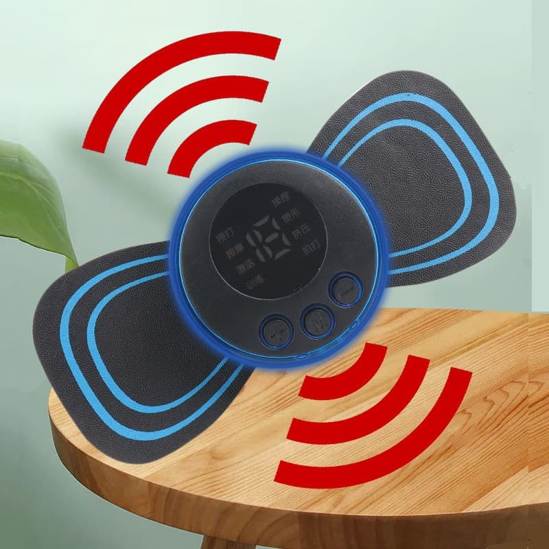 Smart Mini Massage Patch Electric Neck Massager Portable Shoulder and Neck Therapy Device for Cervical Relief