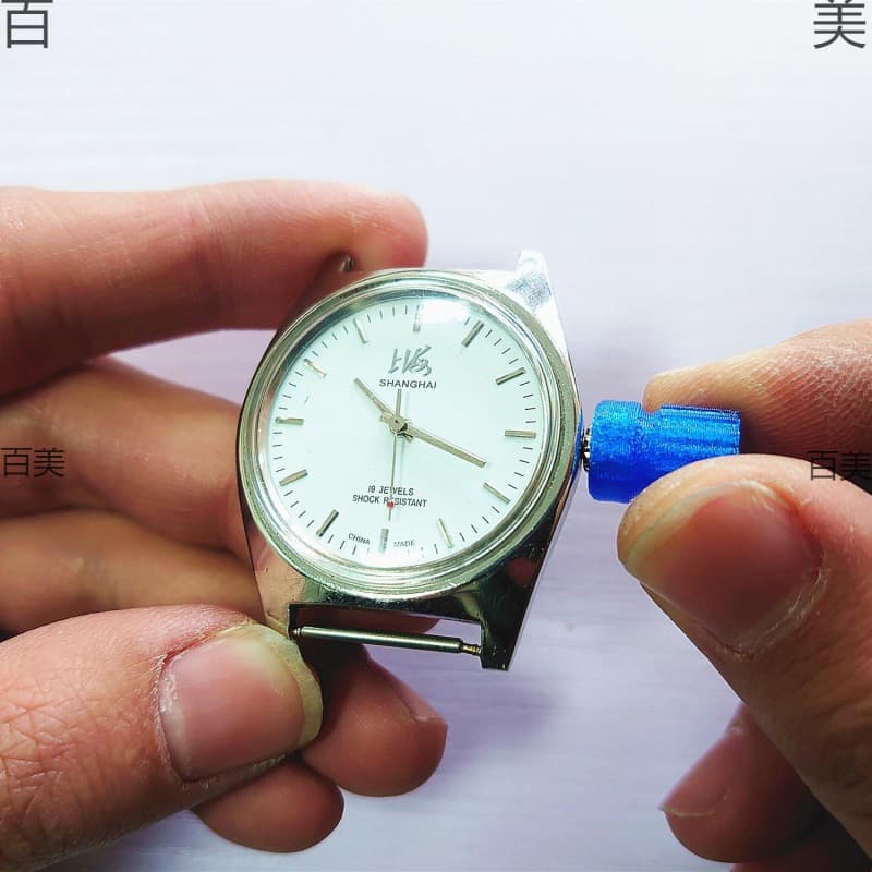 Watch Winder Machine Manual Electric Winding Device Clock Winding Maintenance Tool Rubber Demagnetizer