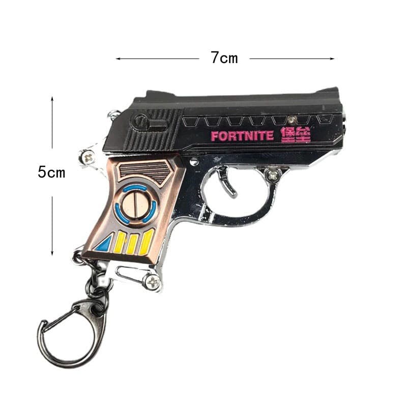 Game Fortnite FORTNITE Peripheral Alloy Weapon Model Gun Keychain Wholesale