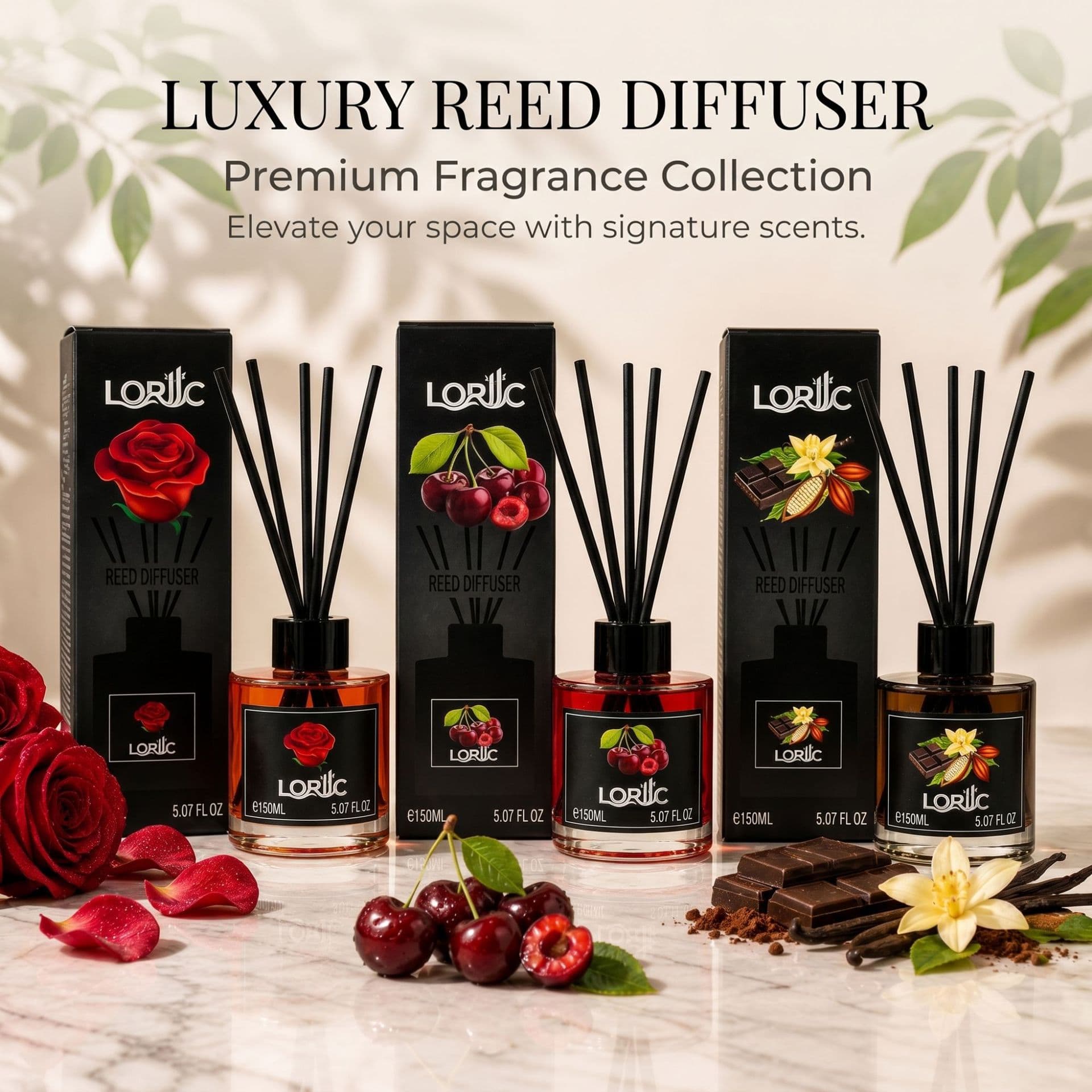 Cross-border Supply 150ml Reed Diffuser Oil Home Bedroom Premium Fragrance Decoration Indoor Deodorizing Aromatherapy
