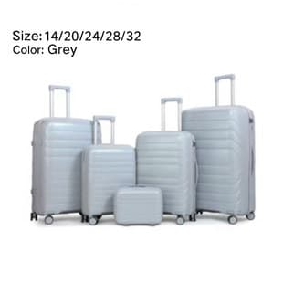 New Export PP Luggage Large Capacity Multi-directional Wheel Durable Travel Suitcase 32 Inch Check-in Carry-on Set of 5