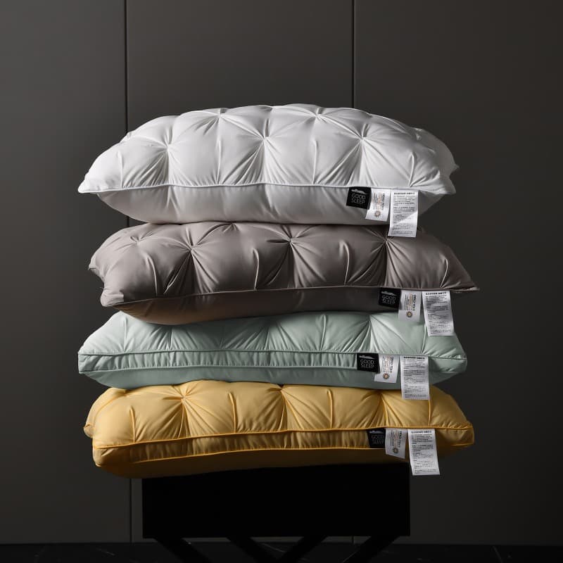 Five-Star Hotel Style Soft Pillow Core Adult Down Alternative Cotton Pillow Core Comfortable Imitation Goose Down Pillow Wholesale