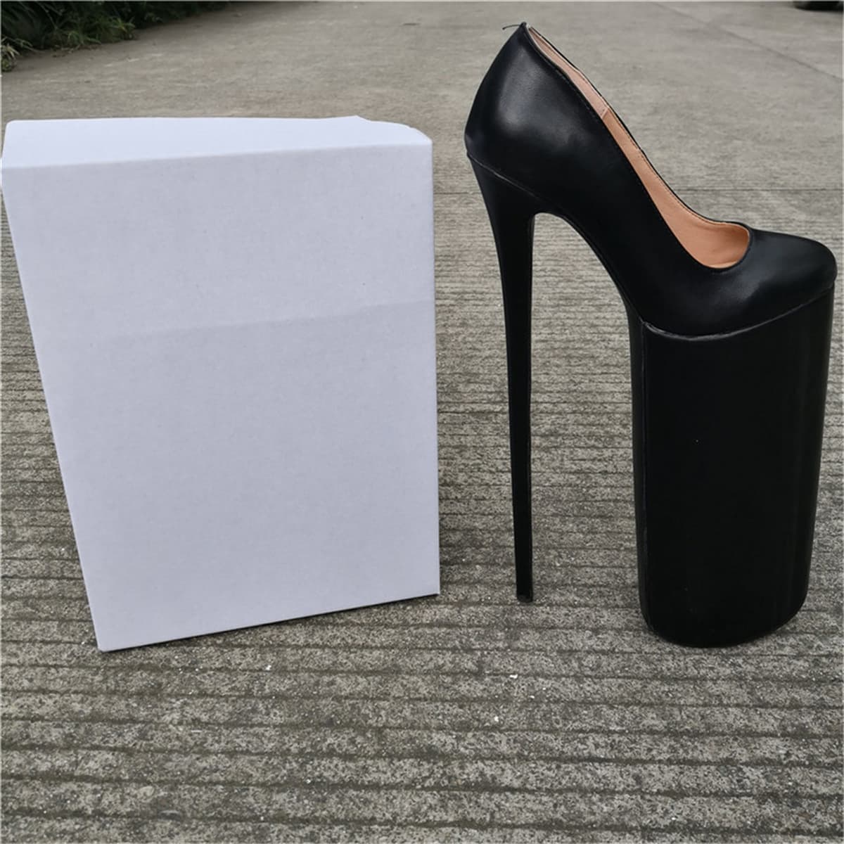 European and American Cross-Border Nightclub Uniform Sexy High Heels Large Size 30cm Extreme High Heels Export Women's Shoes Heel Pumps