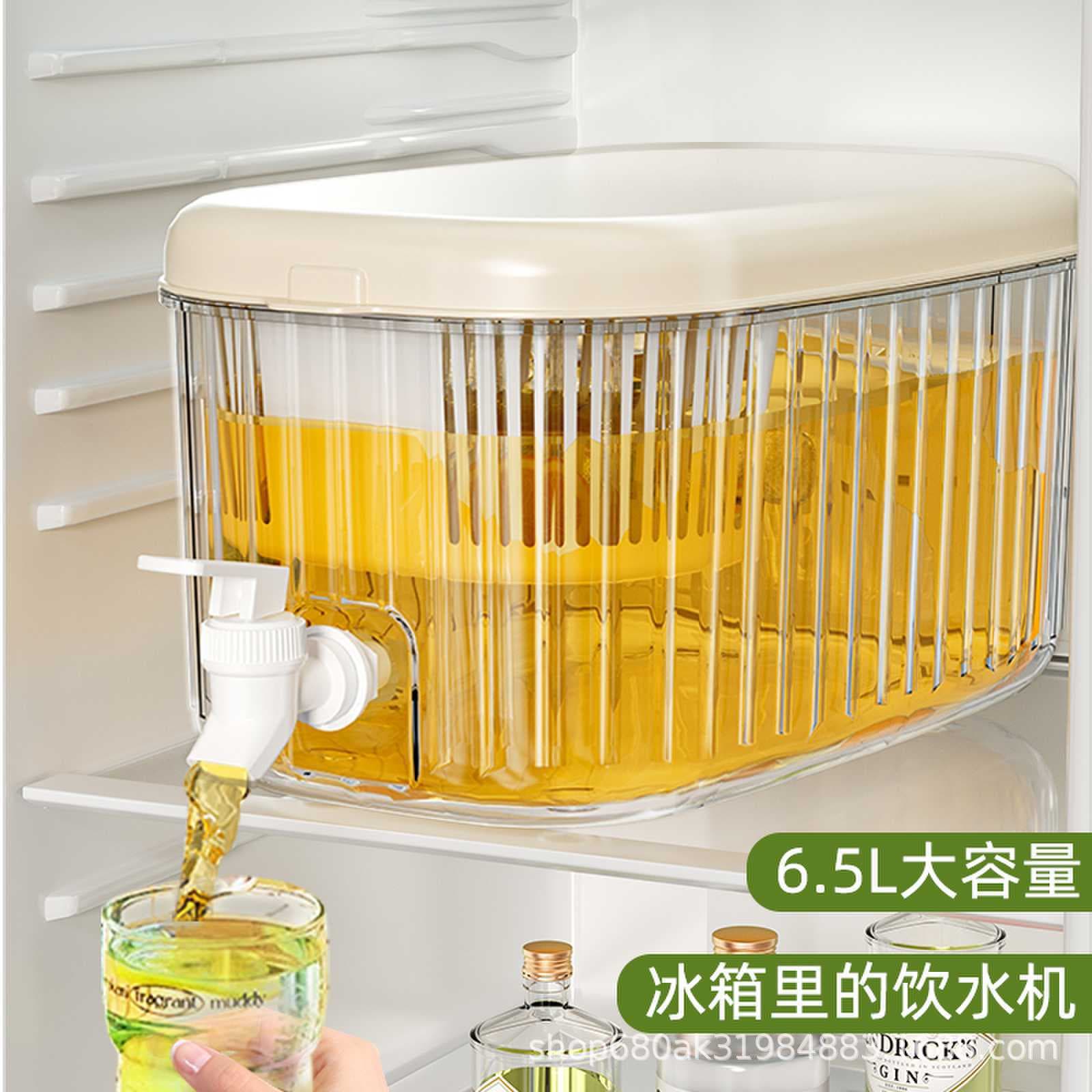 Cold Water Pitcher with Faucet Filter, Large Capacity Cold Brew Pitcher, Refrigerator Fruit Tea Drink Pitcher, Cold Brew Tea Pot