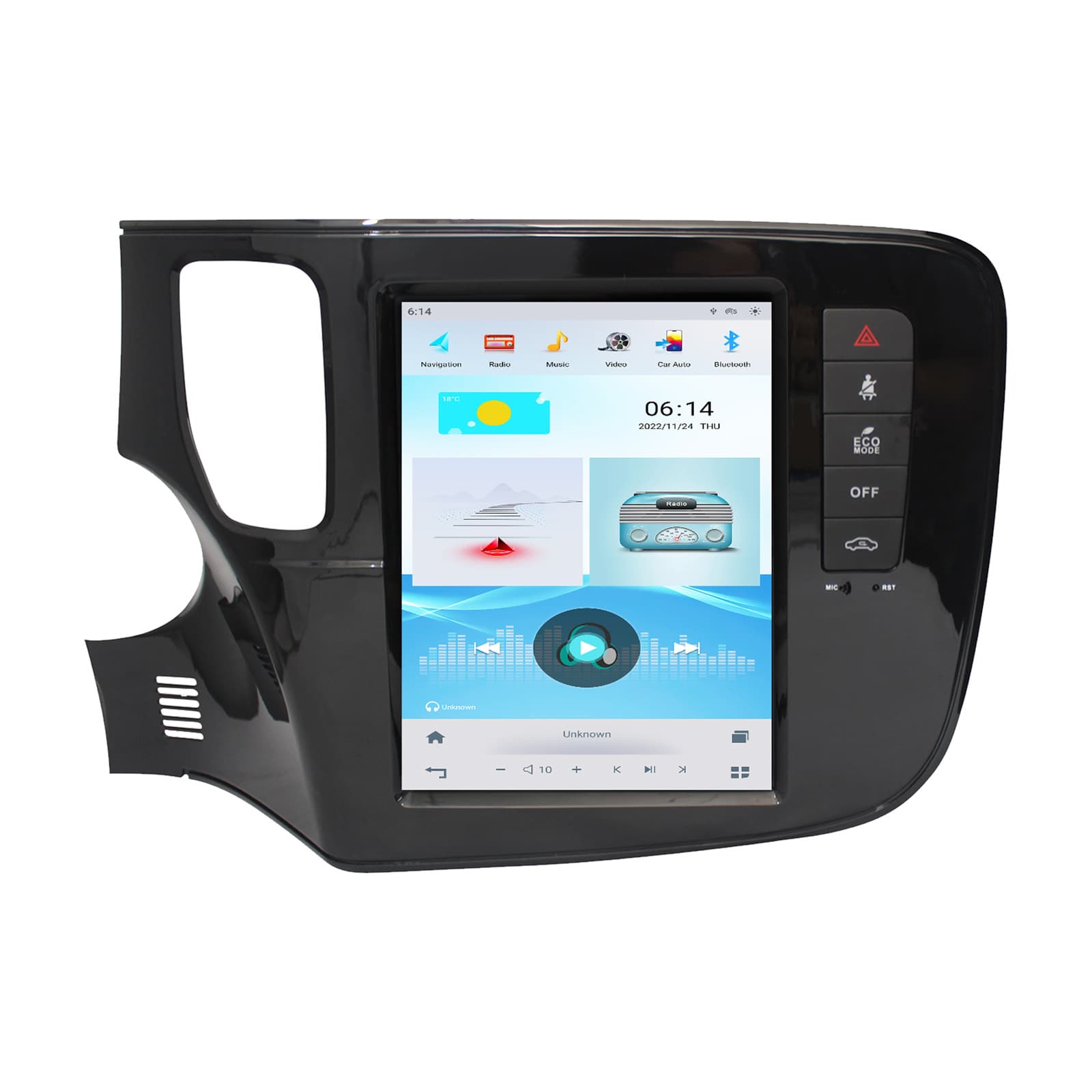 Outlander 2014-car smart navigator 10.4-inch Android navigation smart all-in-one