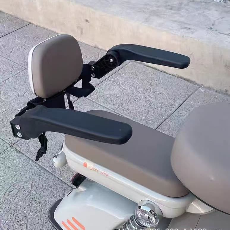 Cross-Border Wholesale Foldable Child Rear Seat with Rotating Handrail for Electric Scooters, Safe and Reliable