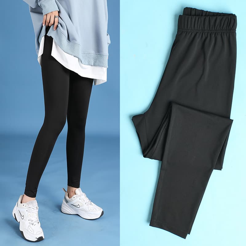 300-pound extra-large plus-size women's leggings for early autumn, high elasticity, K6086