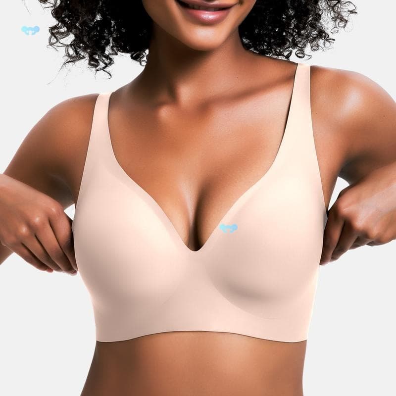 VRCOMFY Jelly Wires Women's Comfortable Push Up Bra