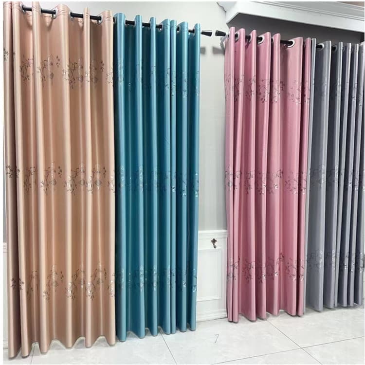 Manufacturer Wholesale Thickened High-Precision Chinese Style Jacquard Blackout Curtain, Living Room Balcony Bedroom Blackout Curtain Fabric