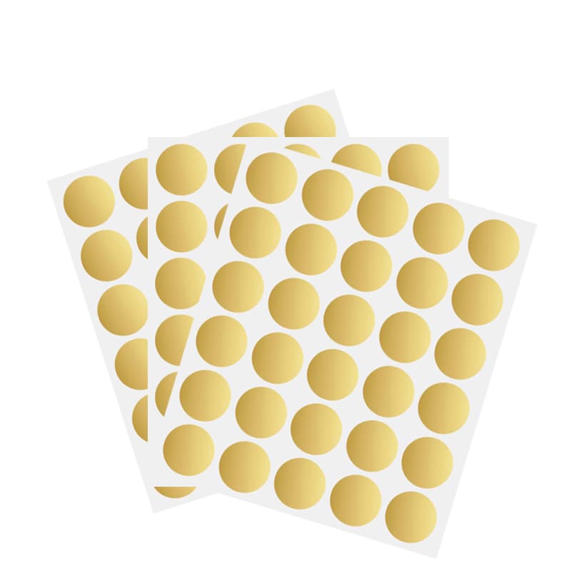 Scratch-off film coating sticker, scratch-off magic sticker, scratch card coating scratch sticker, gold round 25mm