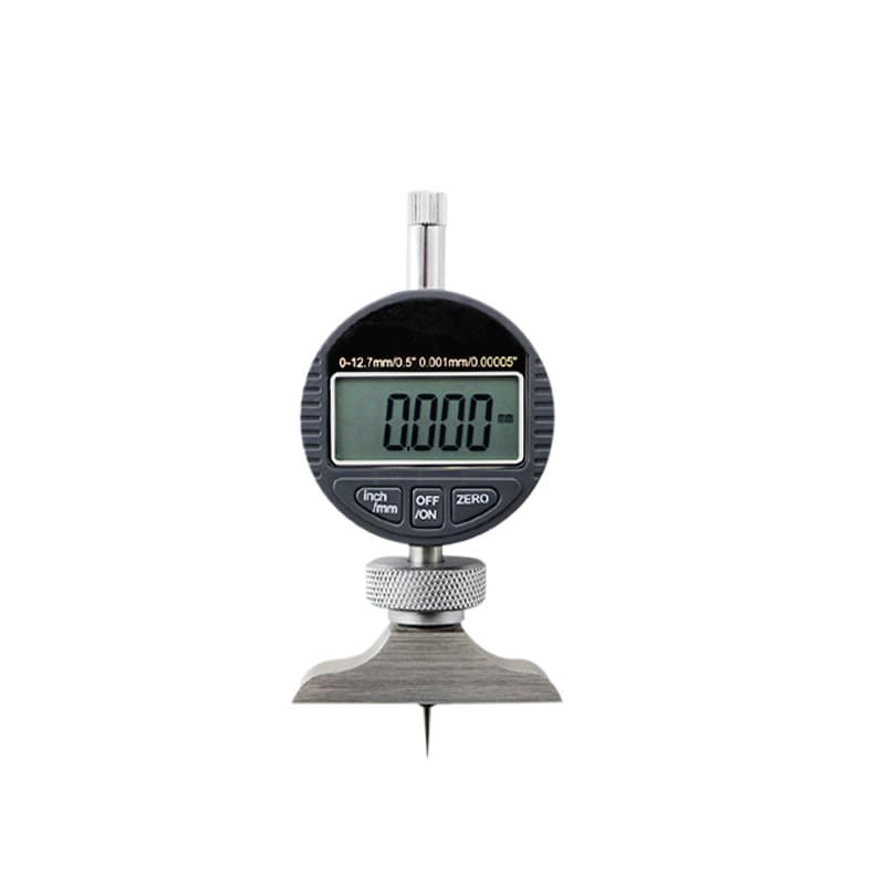 High Precision Digital Depth Gauge Electronic Depth Dial Indicator Micrometer Depth Gauge Needle Depth Measuring Instrument Base