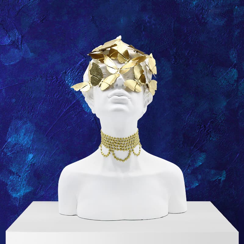 Butterfly Girl Statue Living Room Decoration Room Office Desktop Ornament Modern Creative Resin Home Decor