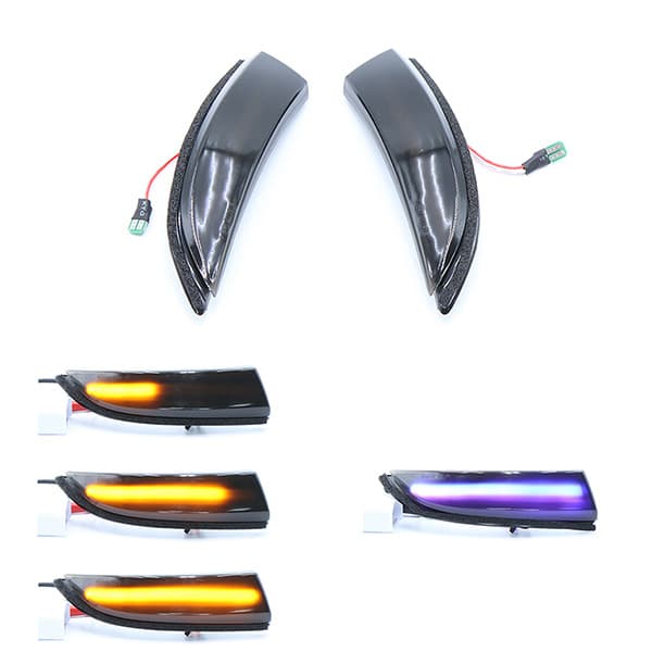 For Ford Fiesta MK7 2008-2017, Fiesta B-Max Rearview Mirror Sequential Turn Signal Light