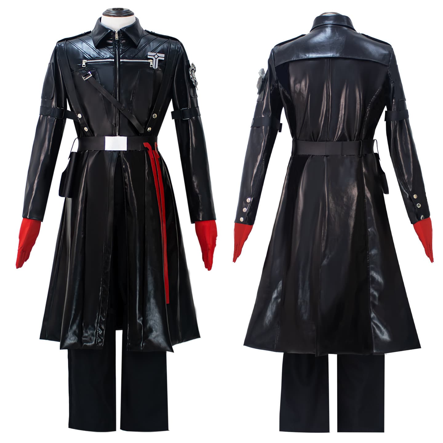 Warden cos suit Delta Operation Gherros cosplay game adult and children mask leather suit complete set