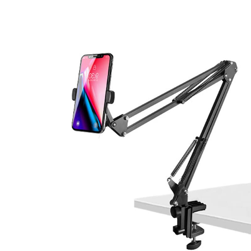2026 New Hidden Bedside Phone Holder, Universal Lazy Phone Stand for Watching Videos, Metal Tablet Support Bracket