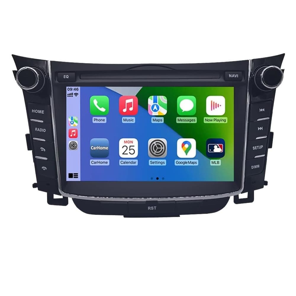 Compatible with Hyundai i30 2007-2012 Bluetooth CarPlay Car Multimedia Navigation Screen