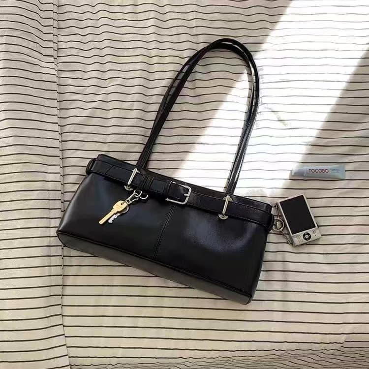 Korean Niche Design Bag Internet Celebrity Shoulder Handbag Armpit Bag Belt Buckle Japanese and Korean Women's Bag 2025 Trendy