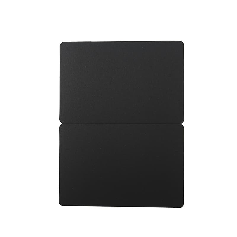 Blank Folded Card Hand-Drawn Graffiti 300g Kraft White Black Card Folded Greeting Card Simple Word Card Gift Card