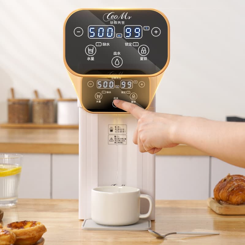 Cross-border dual-display instant hot water dispenser, 3L fast-heating kettle, bedside milk preparation machine, desktop direct-drinking unit