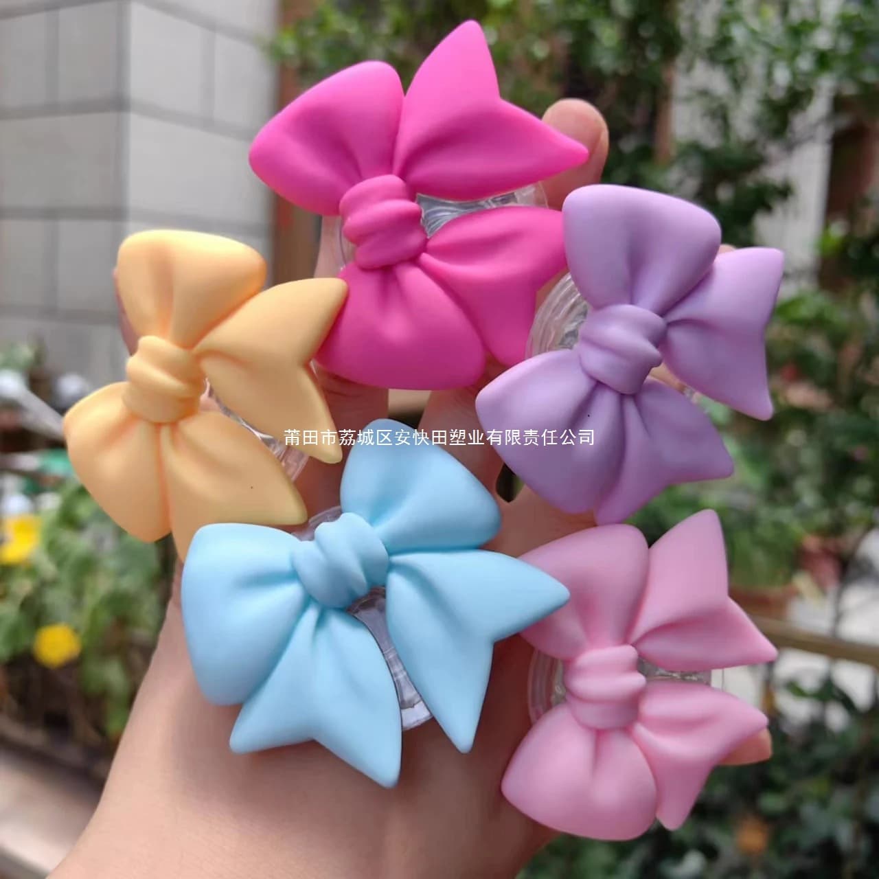 Classic Macaron Color Bow Smart Tok Universal Phone Stand Korean Girl Phone Holder Support