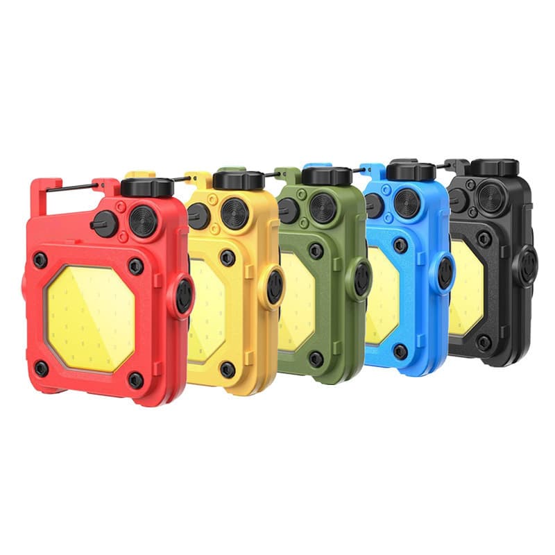 Cross-border multi-functional keychain light, portable 303COB rechargeable mini outdoor ultra-bright work light wholesale.