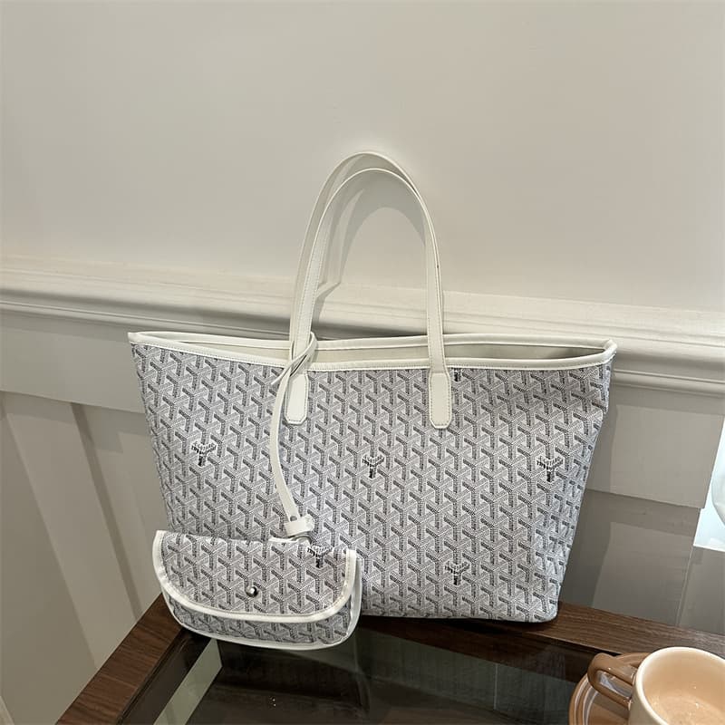 Dog Teeth Bag Autumn New Women's Bag Commuter Tote Bag Printed Large Capacity Shopping Bag Portable Shoulder Tote Bag for Women