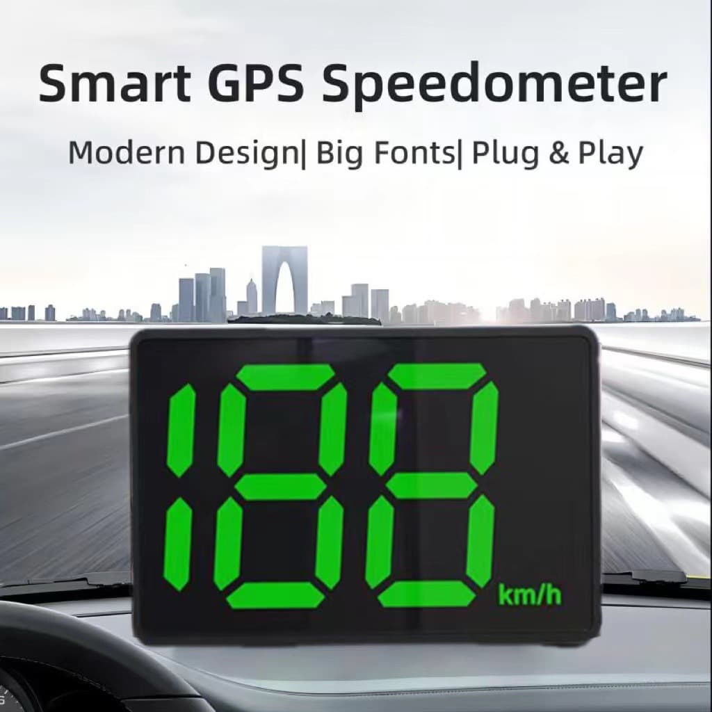 HUD Head-Up Display Speed Monitor for Cars KM/H, MPH, Available for Cross-border E-commerce